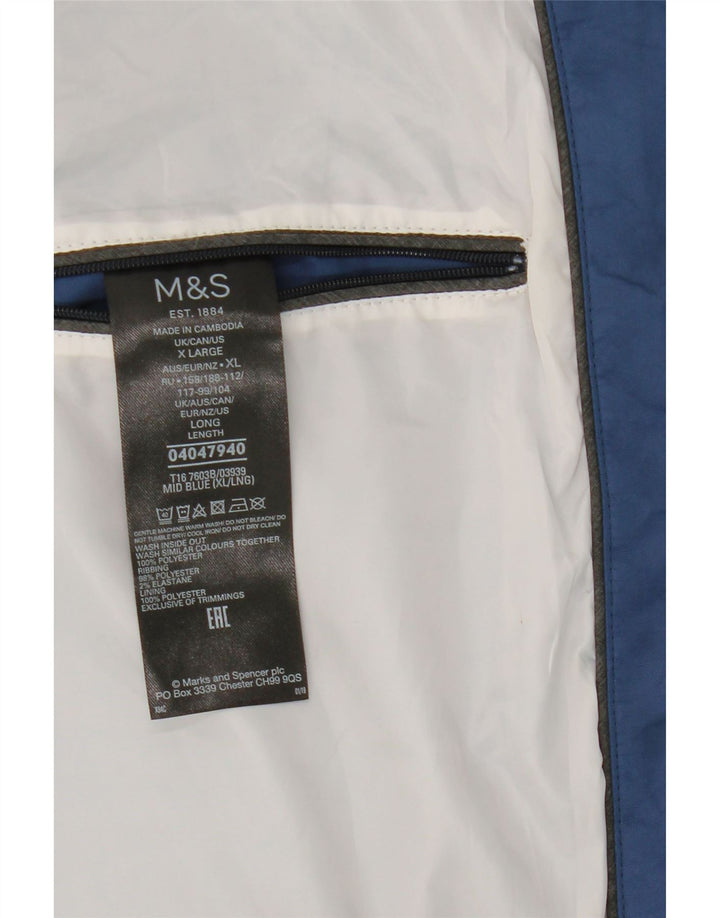 Geacă Bomber pentru bărbați Marks & Spencer UK 42 XL Poliester albastru