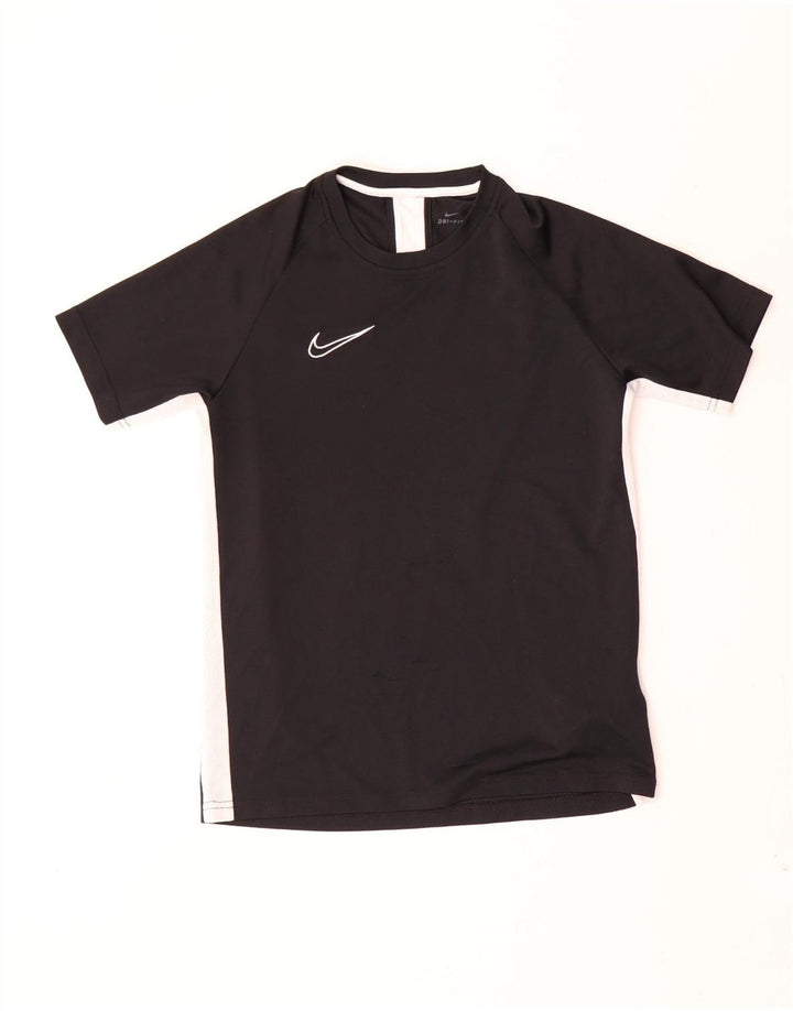Tricou Nike Dri Fit pentru băieți Top 12-13 ani Poliester negru mare