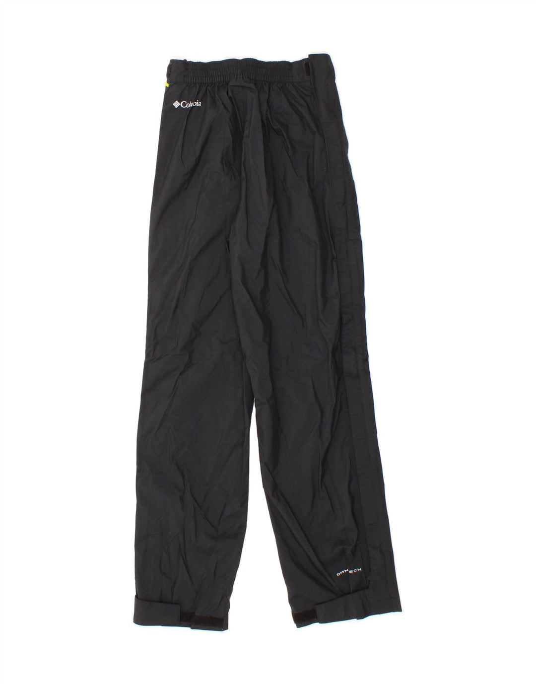 COLUMBIA Boys Omni-Tech Tracksuit Trousers 10-11 Years Medium Black Nylon Vintage Columbia and Second-Hand Columbia from Messina Hembry 