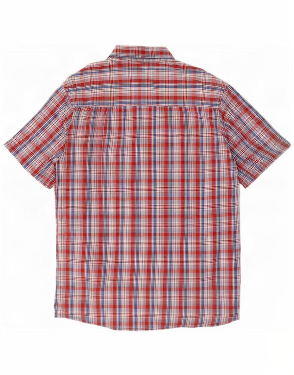 Cămașă cu mânecă scurtă pentru bărbați Levi's, cu carouri mari, roșii