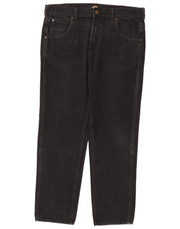 Blugi drepti pentru bărbați Dickies W32 L30 bumbac negru
