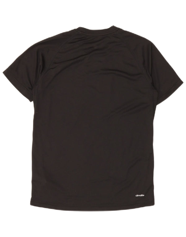 Adidas Mens Climalite T-Shirt Top Medium Black Polyester