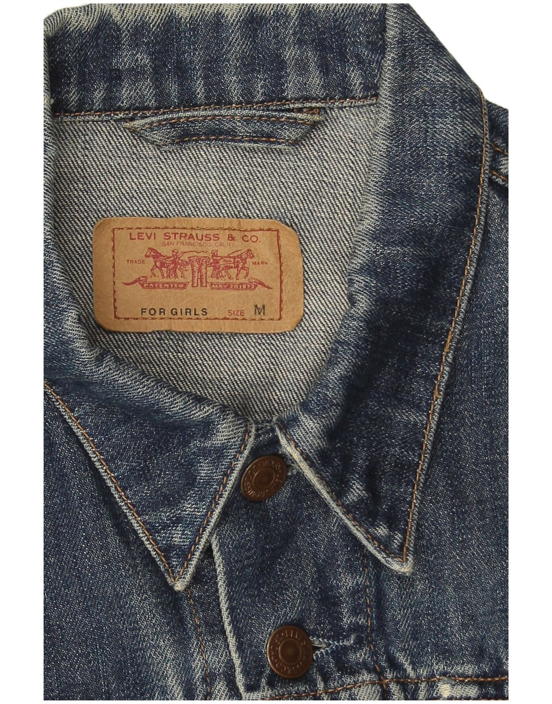 Geaca Levi's Fete Denim 11-12 Ani Mediu Bumbac Bleumarin