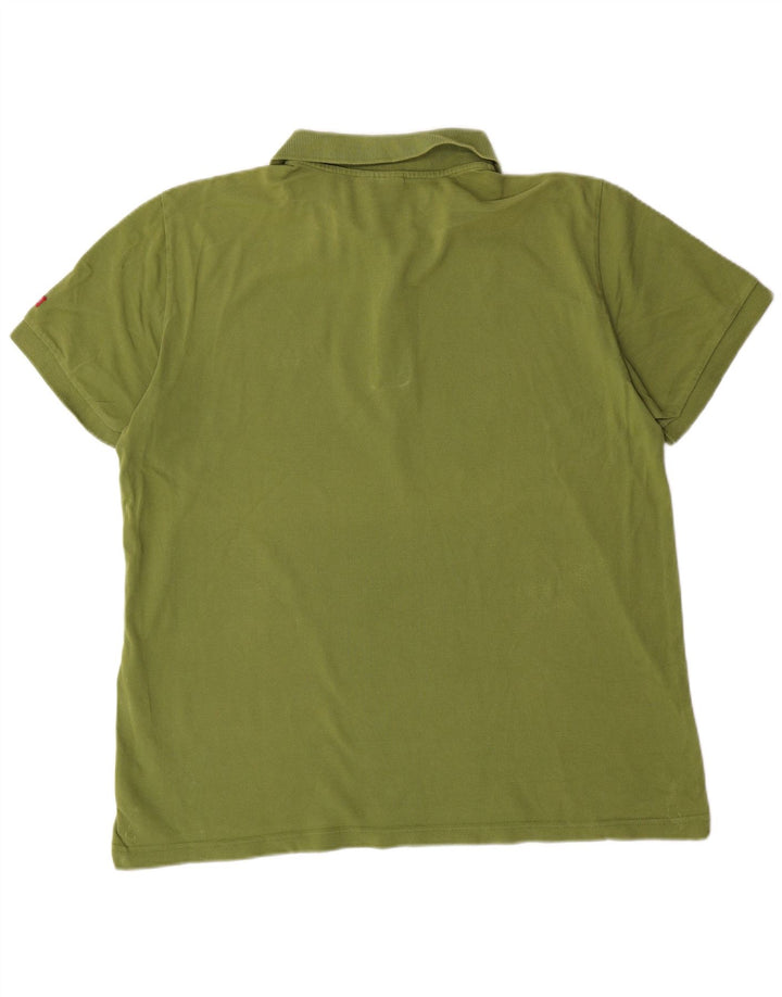 DICKIES Tricou polo pentru bărbați XL bumbac verde