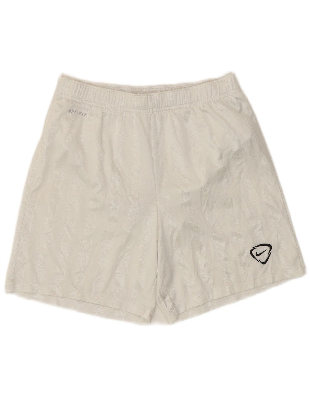 Pantaloni scurți sport Nike Dri Fit pentru bărbați, poliester cu dungi albe mici