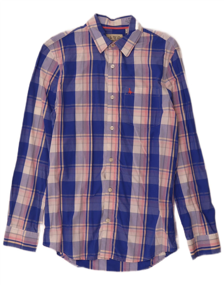 Cămașă pentru bărbați Jack Wills XS Blue Check Bumbac