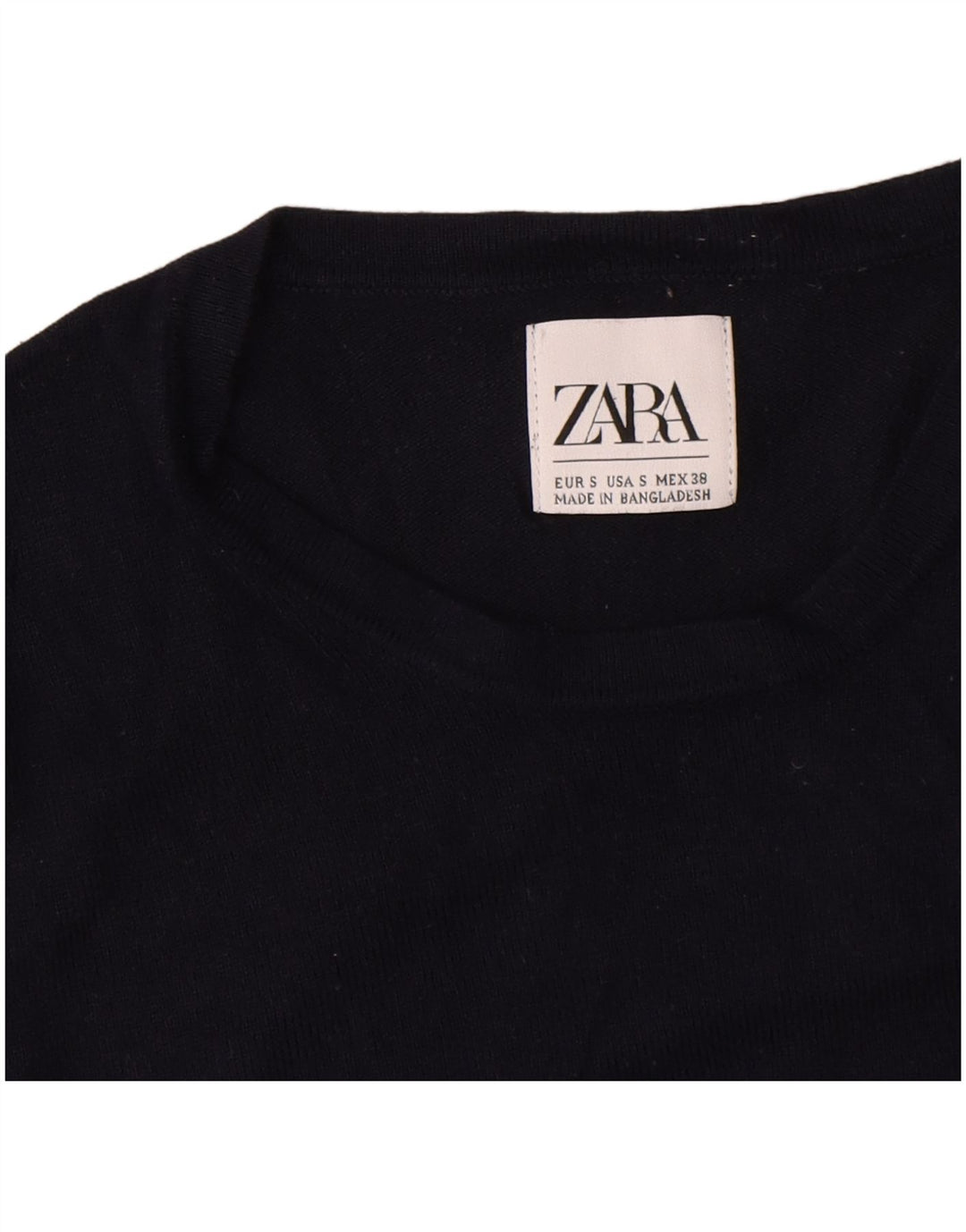 Pulover pentru bărbați Zara, cu decolteu, mic, bleumarin