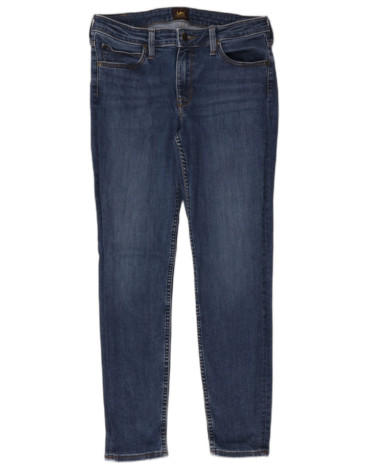 Blugi skinny pentru femei Lee W24 L27 albastru