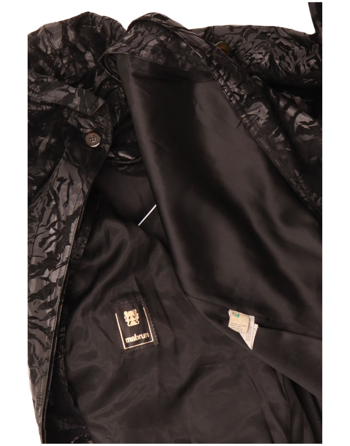 MABRUN pardesiu supradimensionat pentru femei IT 42 mare, negru, floral