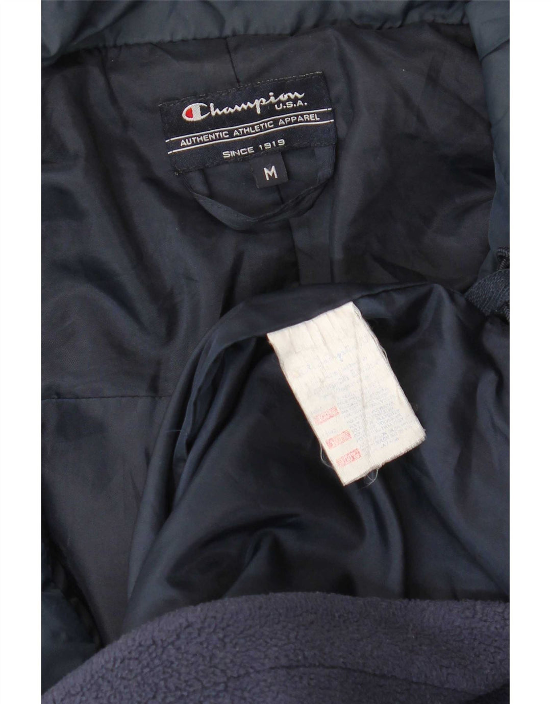 Jachetă fleece pentru bărbați Champion UK 38 Medium Bleumarin Poliester