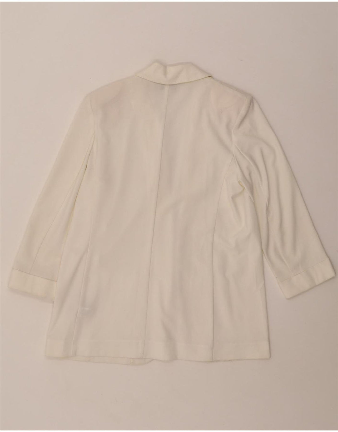 MARKS & SPENCER Jachetă pentru femei cu mâneci 3/4 deschise, UK 12 Medium White