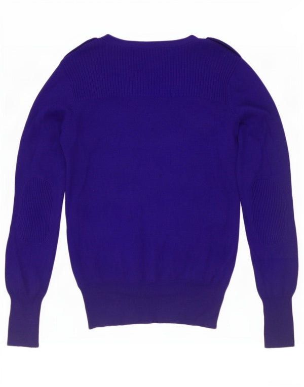 Pulover cardigan militar pentru femei Marks & Spencer UK 10 Mic bleumarin
