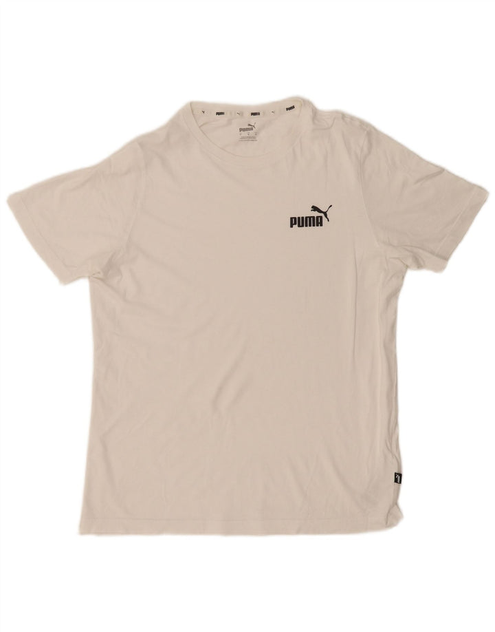 Tricou pentru bărbați Puma Top Medium White Bumbac