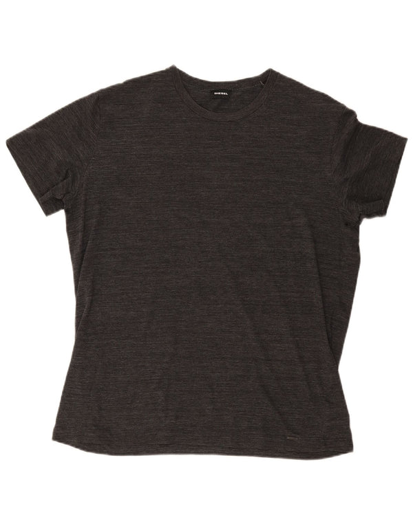 Tricou pentru bărbați Diesel Top XL bumbac cu pete gri