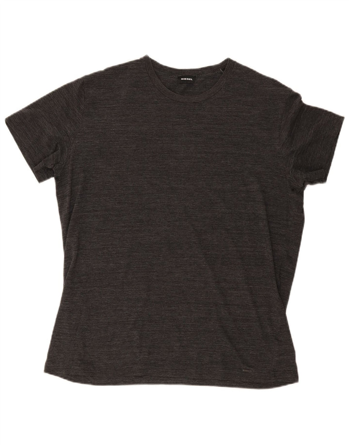 Tricou pentru bărbați Diesel Top XL bumbac cu pete gri