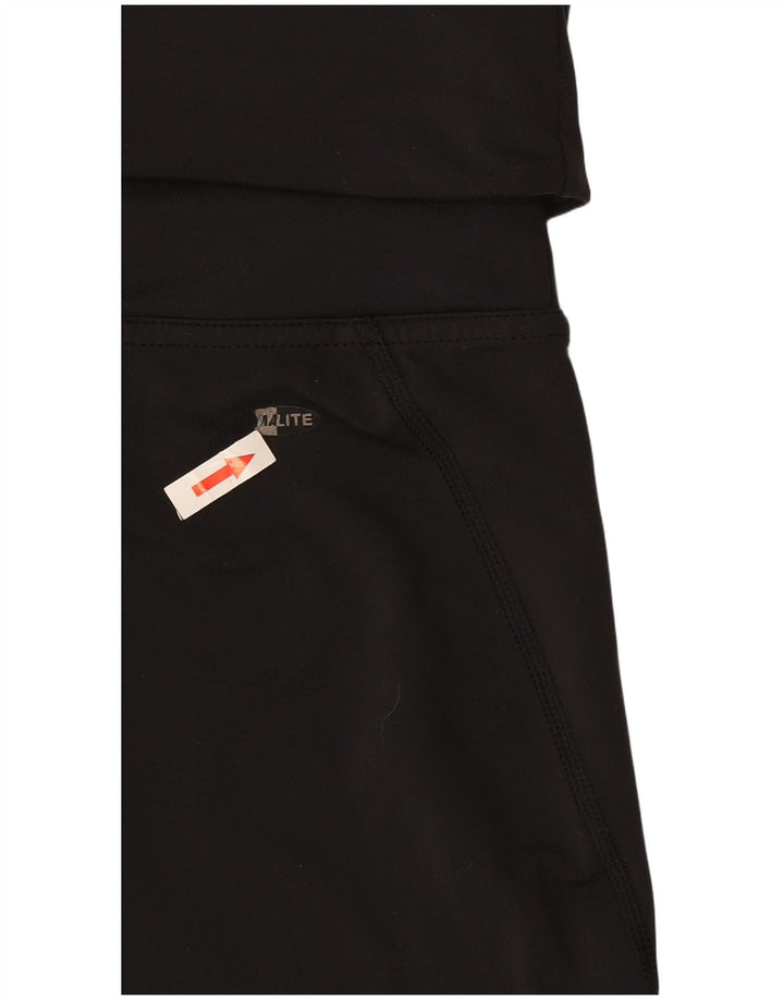 Pantaloni scurți sport Adidas Climalite Bermuda pentru femei UK 8 Small Negru Poliester