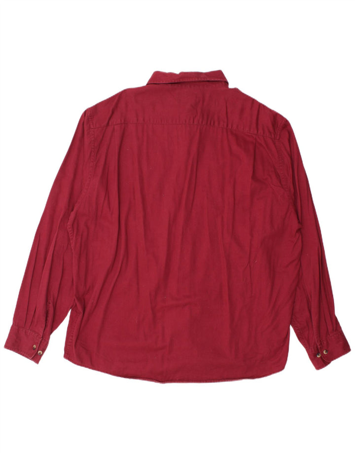 Cămașă pentru bărbați Wrangler XL Bumbac Burgundy
