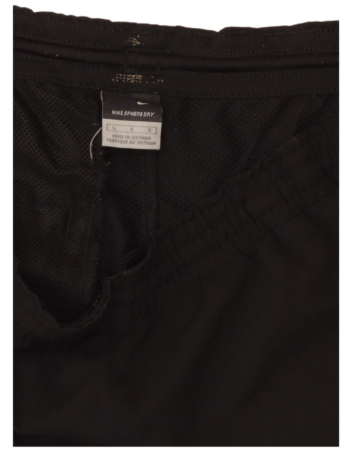 Pantaloni scurți sport NIKE pentru bărbați, mari, negru, color block