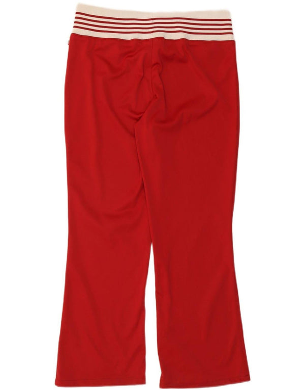 Pantaloni de trening Lotto pentru femei UK 14, mare, roșu, poliester color bloc
