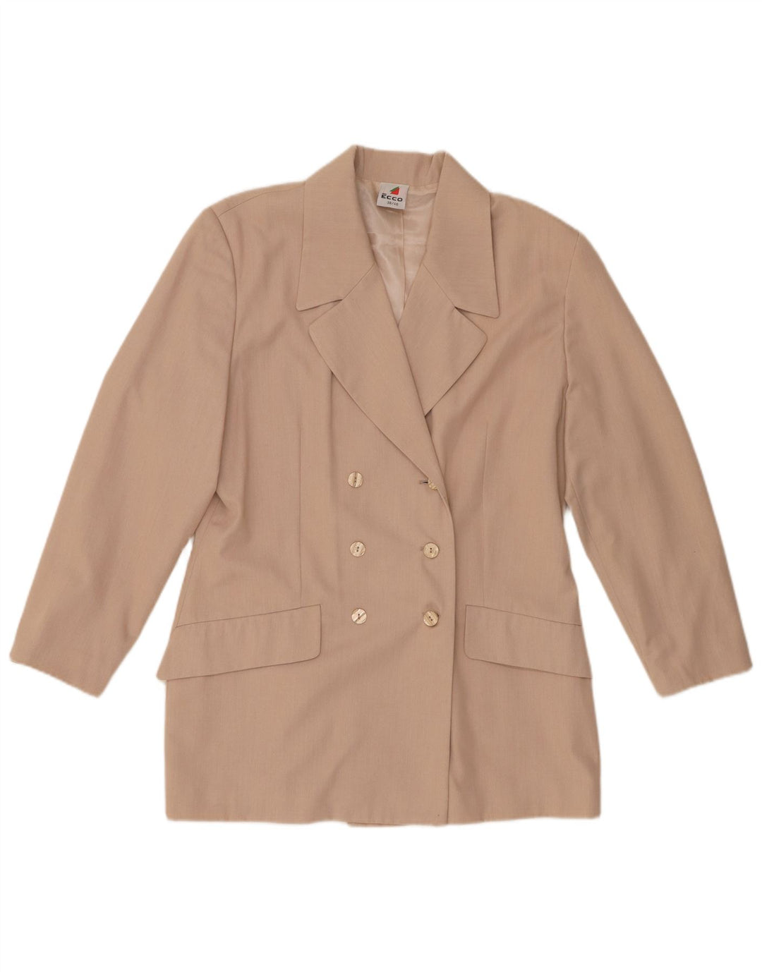 Jachetă Blazer pentru femei Ecco EU 38/40 Medium Bej Poliester