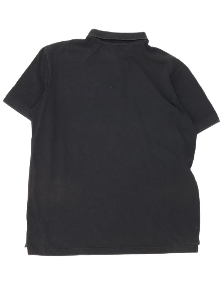 Cămașă polo pentru bărbați KAPPA XL bumbac negru