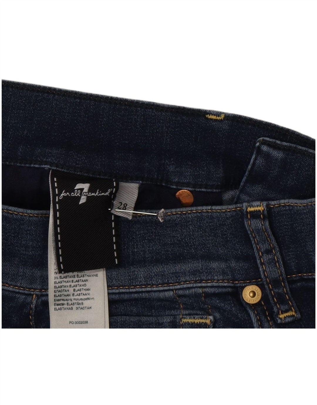 7 For All Mankind Blugi Bootcut pentru femei W28 L34 Bumbac albastru