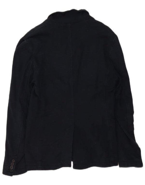 Jachetă pentru bărbați Woolrich cu 3 nasturi, UK 36 Bumbac, albastru bleumarin mic