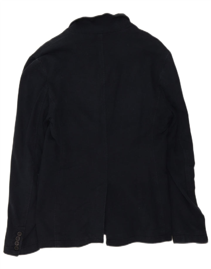 Jachetă pentru bărbați Woolrich cu 3 nasturi, UK 36 Bumbac, albastru bleumarin mic