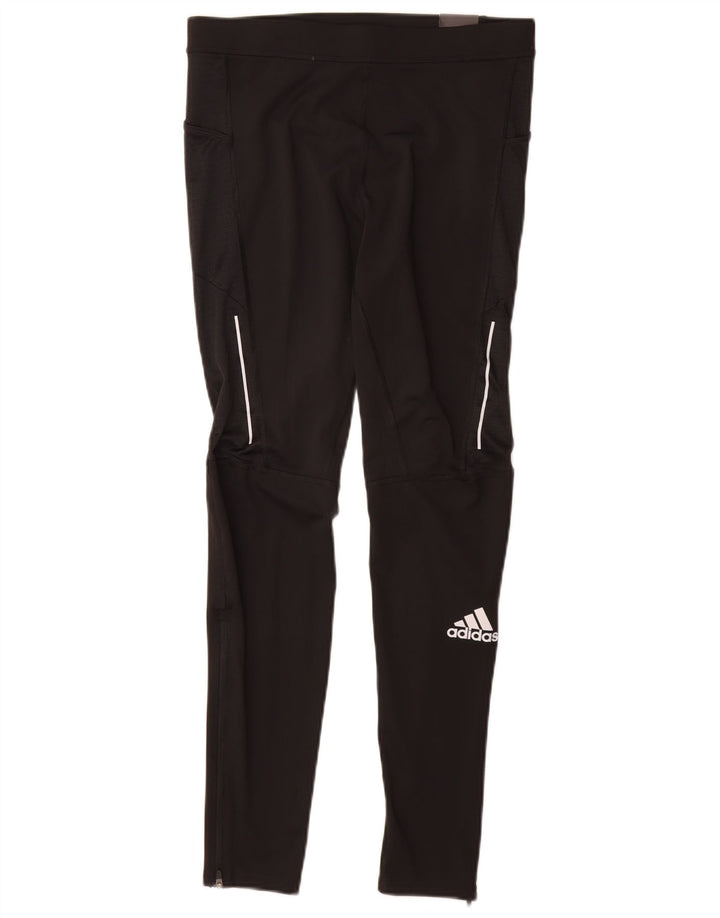 Leggings Aeroready pentru femei Adidas UK 12 Poliester mediu negru