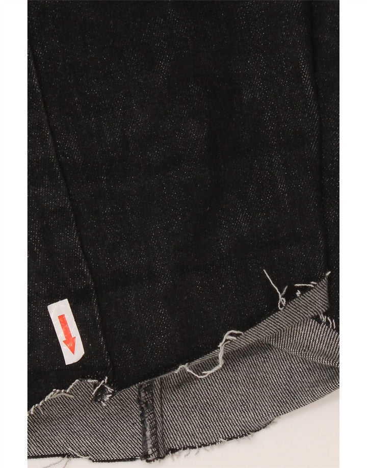 Pantaloni scurți din blugi 525 pentru femei LEVI'S W28 bumbac mediu negru