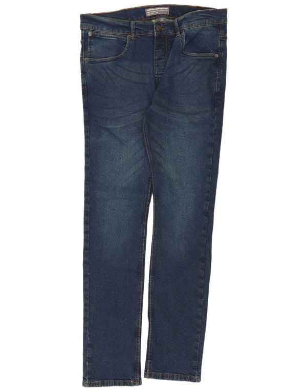 Blugi slim pentru bărbați French Connection L36 L32 Bumbac bleumarin