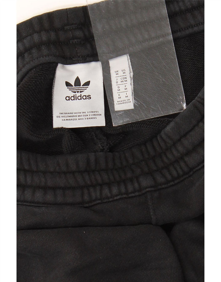 Pantaloni de trening grafic ADIDAS pentru bărbați Pantaloni de jogging, bumbac mediu negru