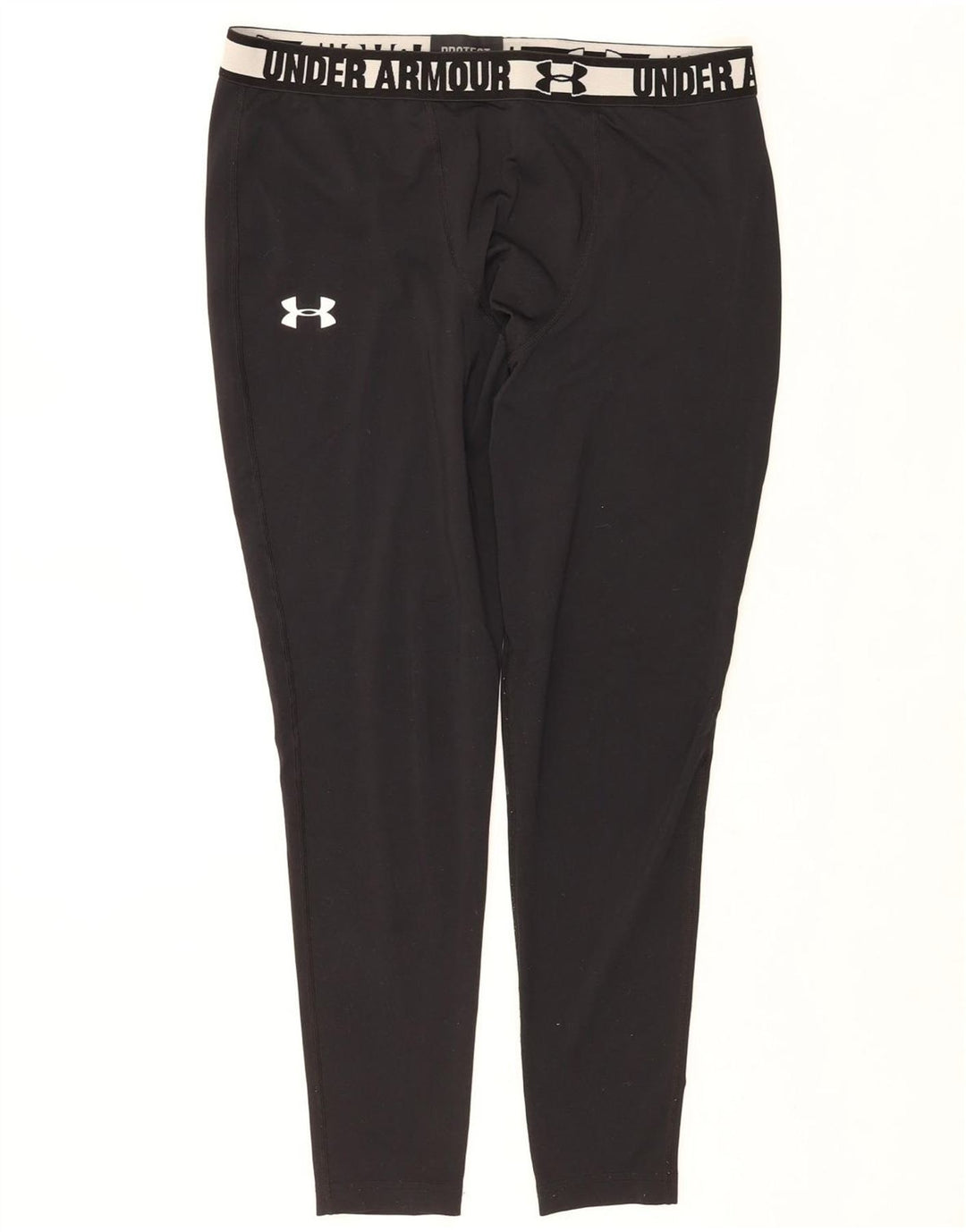 Leggings grafic pentru femei UNDER ARMOUR Heat Gear UK 18 XL, negru, color block