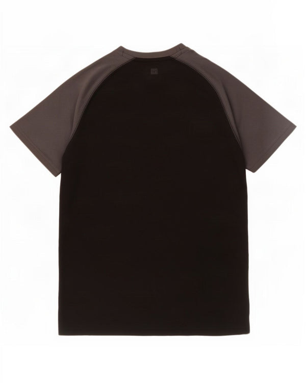 Tricou pentru bărbați Mountain Warehouse Top 2XS Poliester negru Colorblock