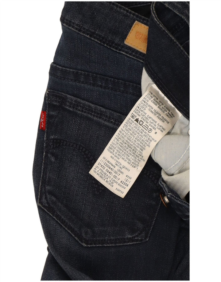 Blugi slim pentru femei Levi's W27 L32 bumbac bleumarin