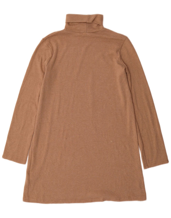 Rochie Pulover pentru Damă Zara UK 14 Maro Mediu Poliester
