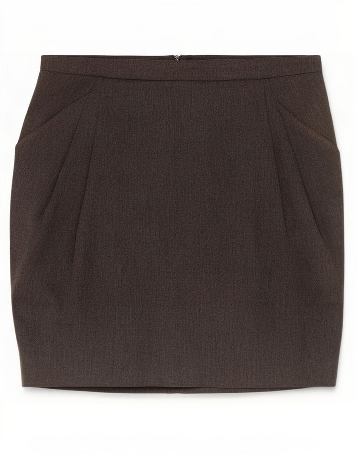 Fusta Mini Zara Femei Mică W26 Gri Poliester