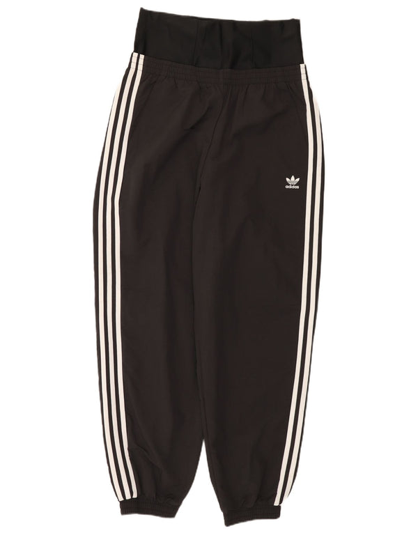 Pantaloni de trening Adidas pentru femei cu talie înaltă Pantaloni de jogging UK 16 Large Black