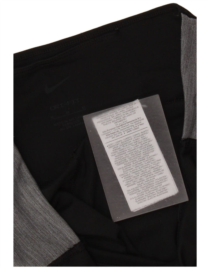 Leggings Nike Dri Fit pentru femei UK 12 Medium Black Colorblock Poliester