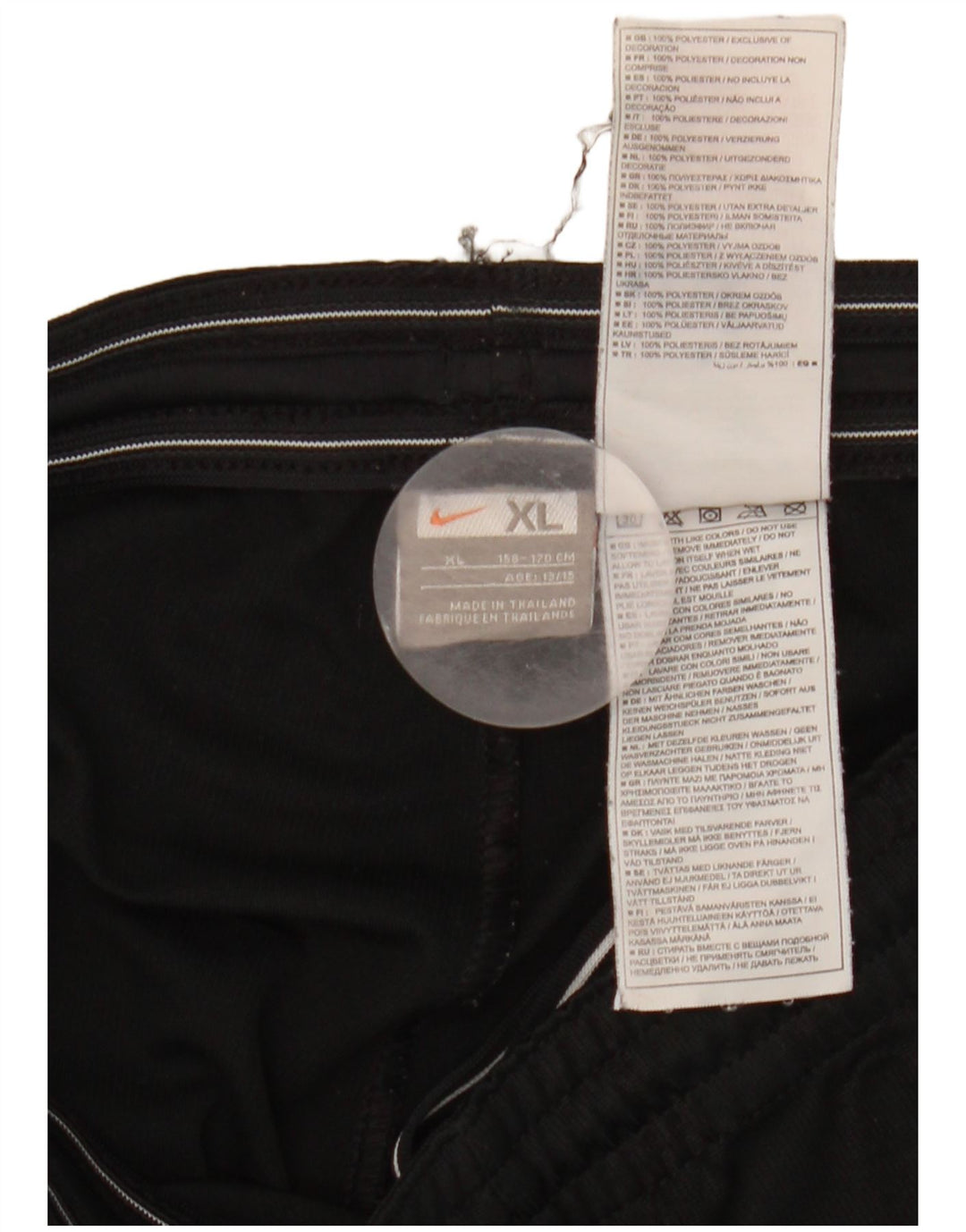 Pantaloni scurți sport Nike băieți 13-14 ani XL poliester negru