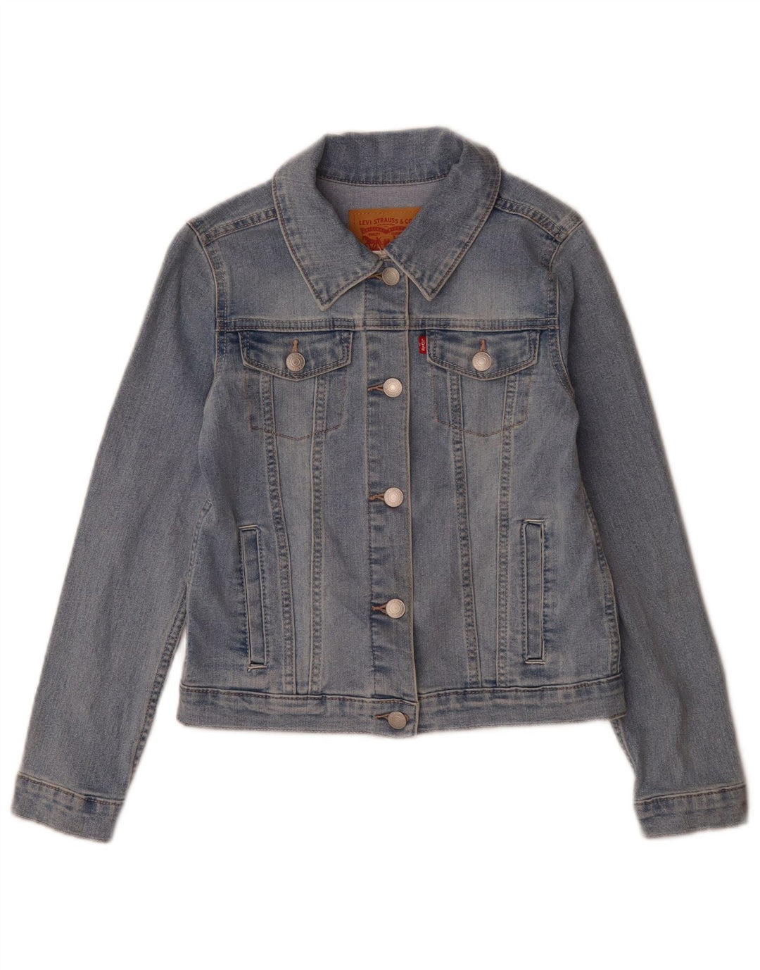 Geaca Levi's Fete Denim 10-11 Ani Mare Bumbac Albastru
