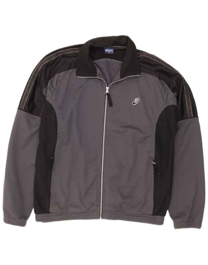Jachetă de trening pentru bărbați Asics, XL, gri, poliester, sport