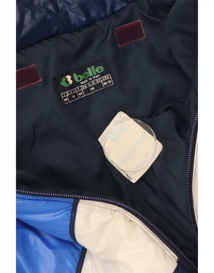 Jachetă căptușită pentru bărbați Belfe IT 46 Small Bluemarin Colorblock Poliamidă