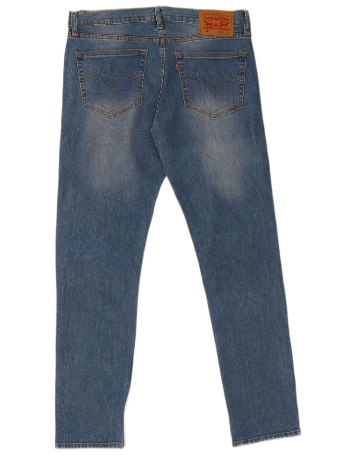 Blugi Levi's 511 Slim pentru bărbați W32 L32 Bumbac albastru