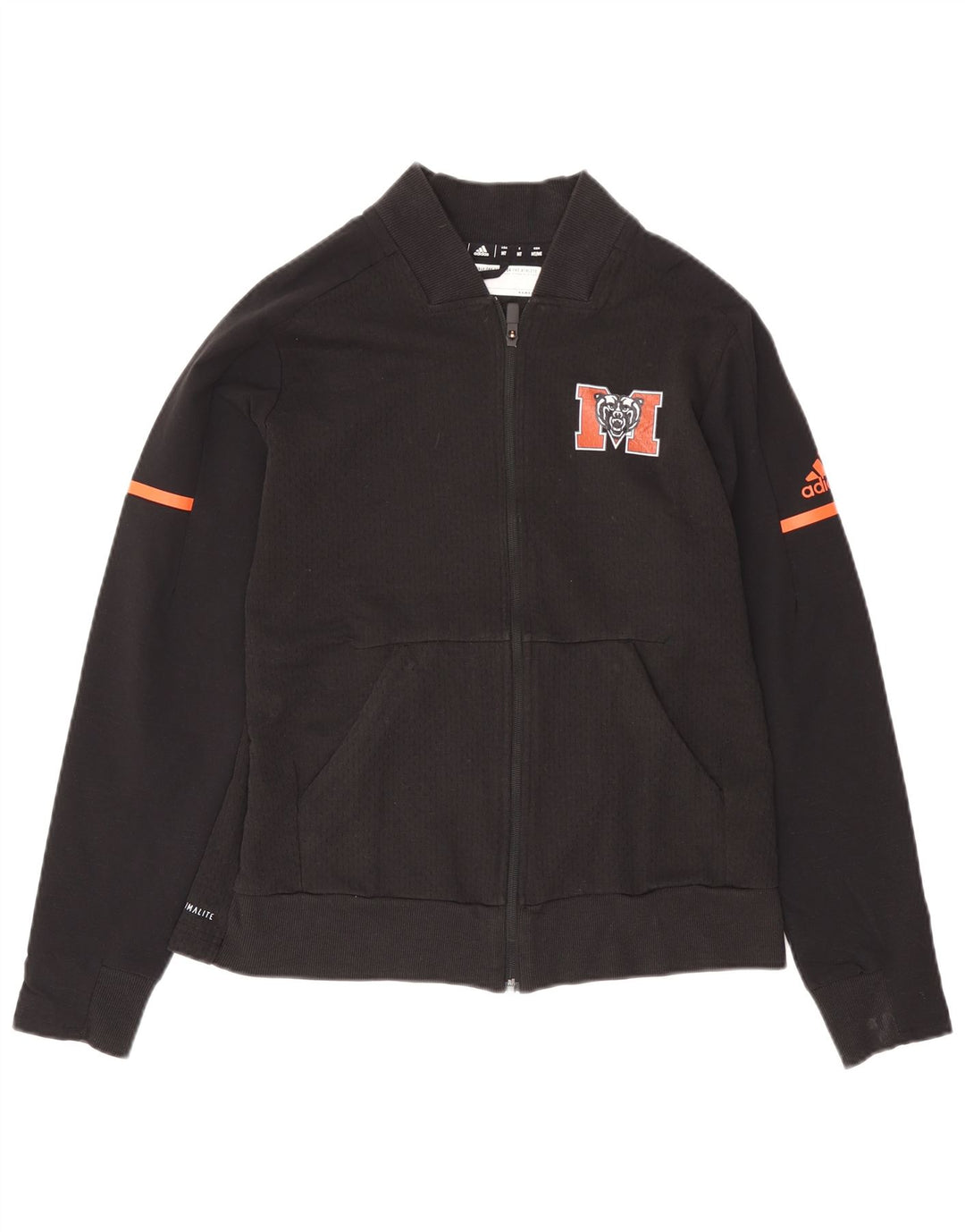 Jachetă de trening Climalite Graphic pentru femei ADIDAS UK 12/14 Medium Black