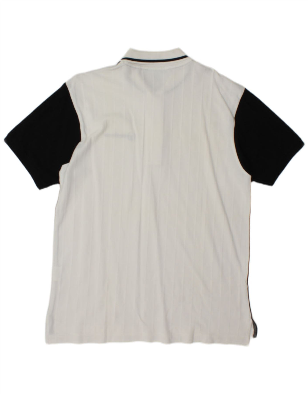 Tricou polo Sergio Tacchini pentru bărbați, bumbac color bloc alb mediu