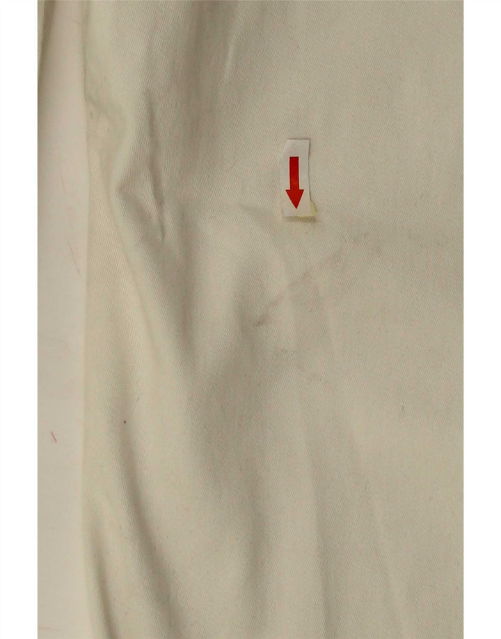 Blugi slim pentru dama Moschino W30 L29 bumbac alb
