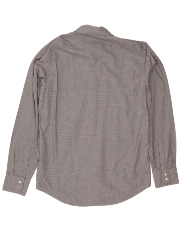 Cămașă pentru bărbați Hugo Boss Mărimea 40 15 3/4 Bumbac cu pete gri mediu