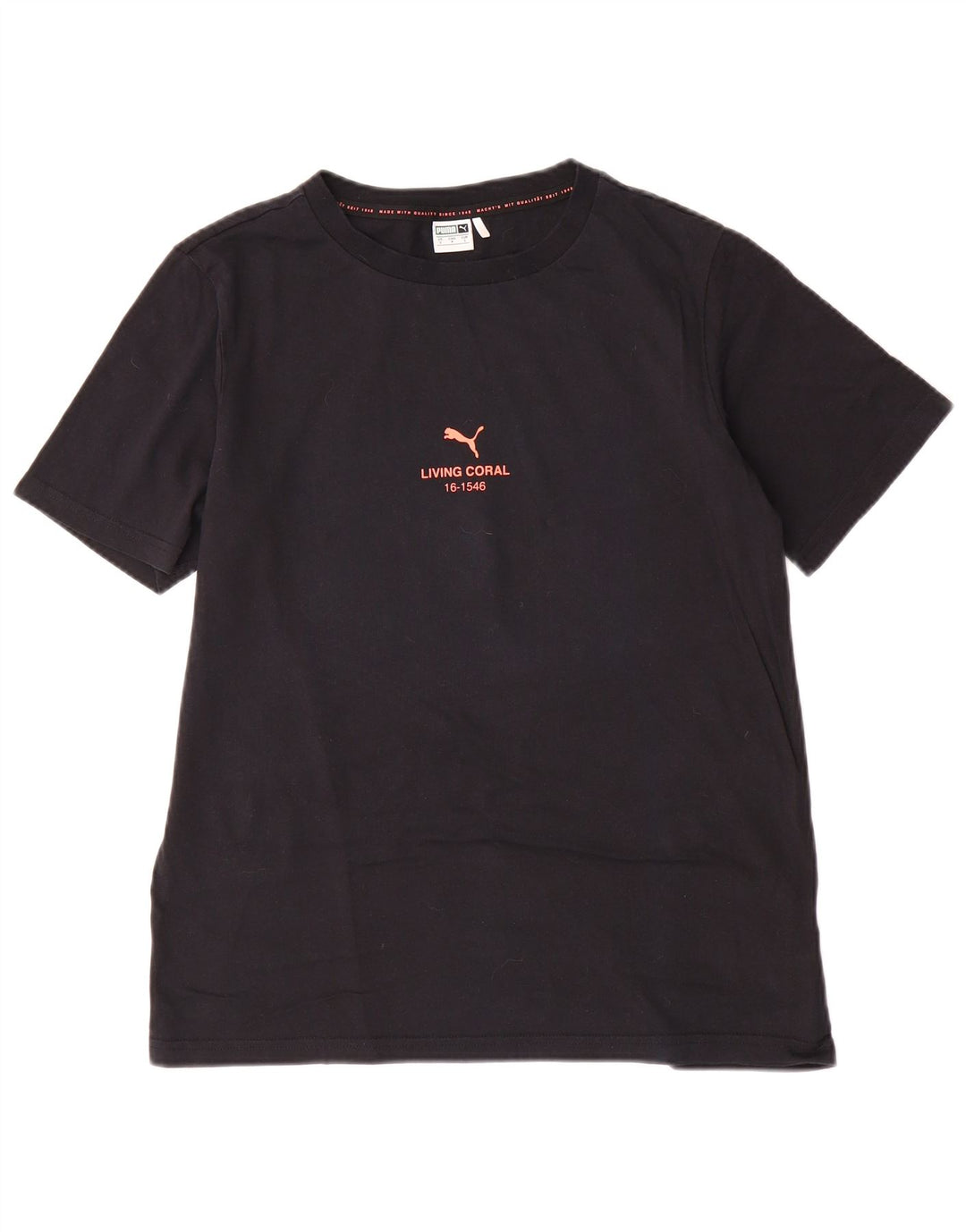 Tricou grafic Puma pentru bărbați Top mic bumbac negru