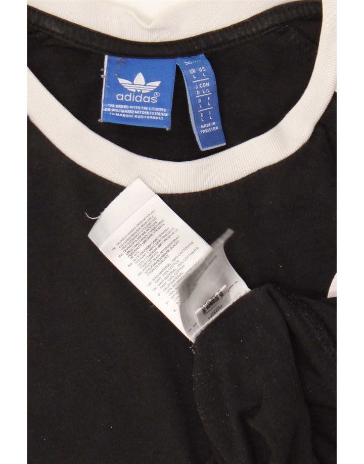 Tricou pentru bărbați Adidas Top mare, negru, bumbac